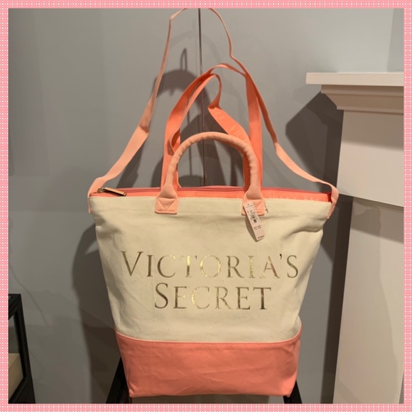 NWT Victoria Secret tote with insulated cooler! - Picture 4 of 12